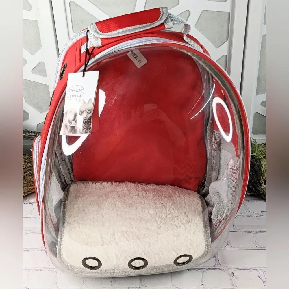 NWT - Portable Ventilated Carry Backpack for Dog Cat Pet Carrier